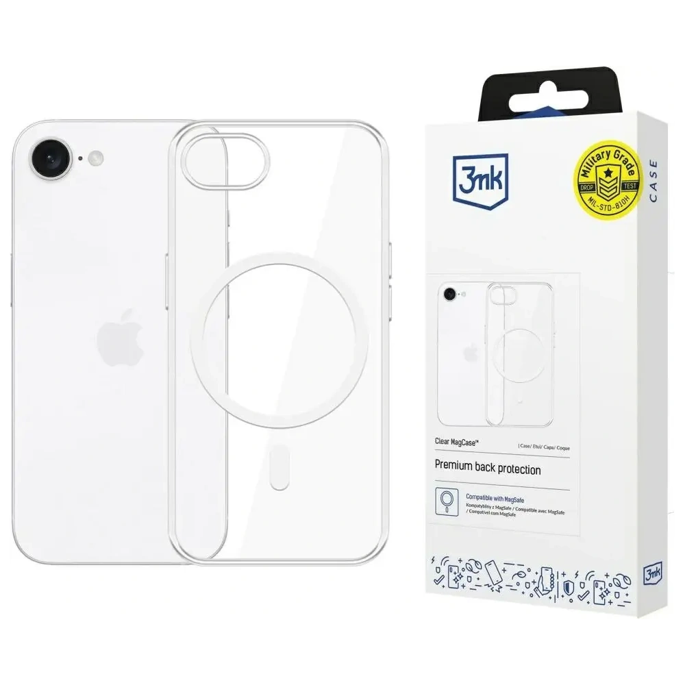 Etui 3MK Clear MagCase do Apple iPhone 16e