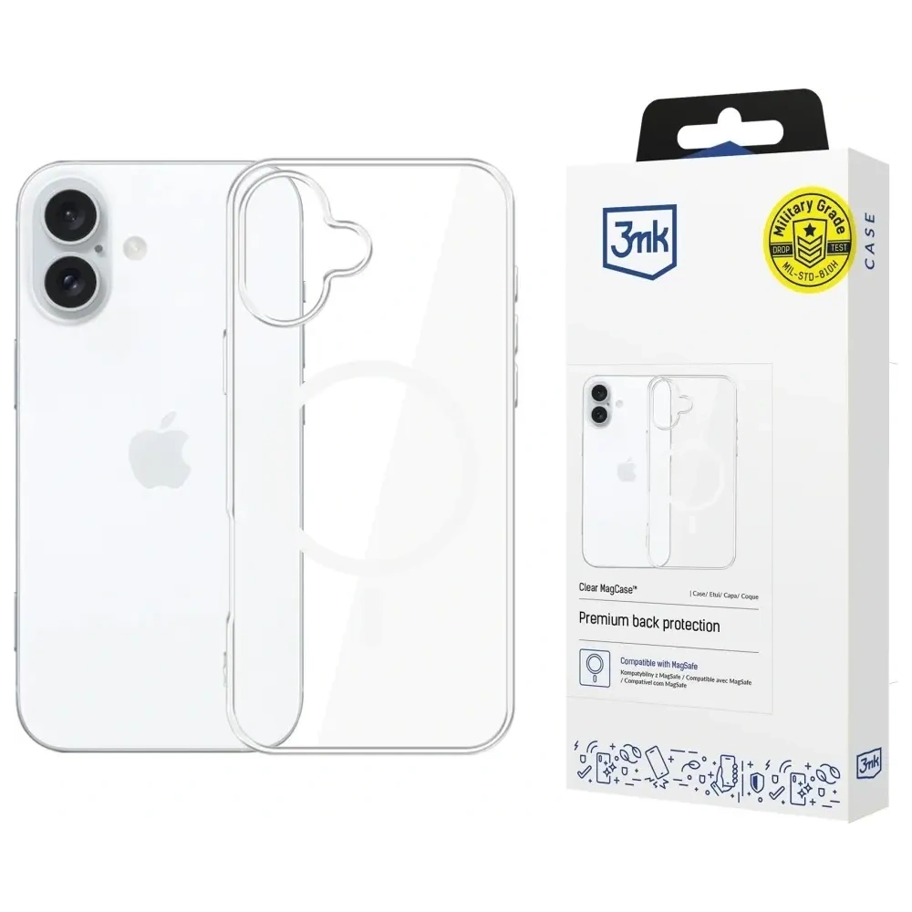Etui 3MK Clear MagCase do Apple iPhone 17
