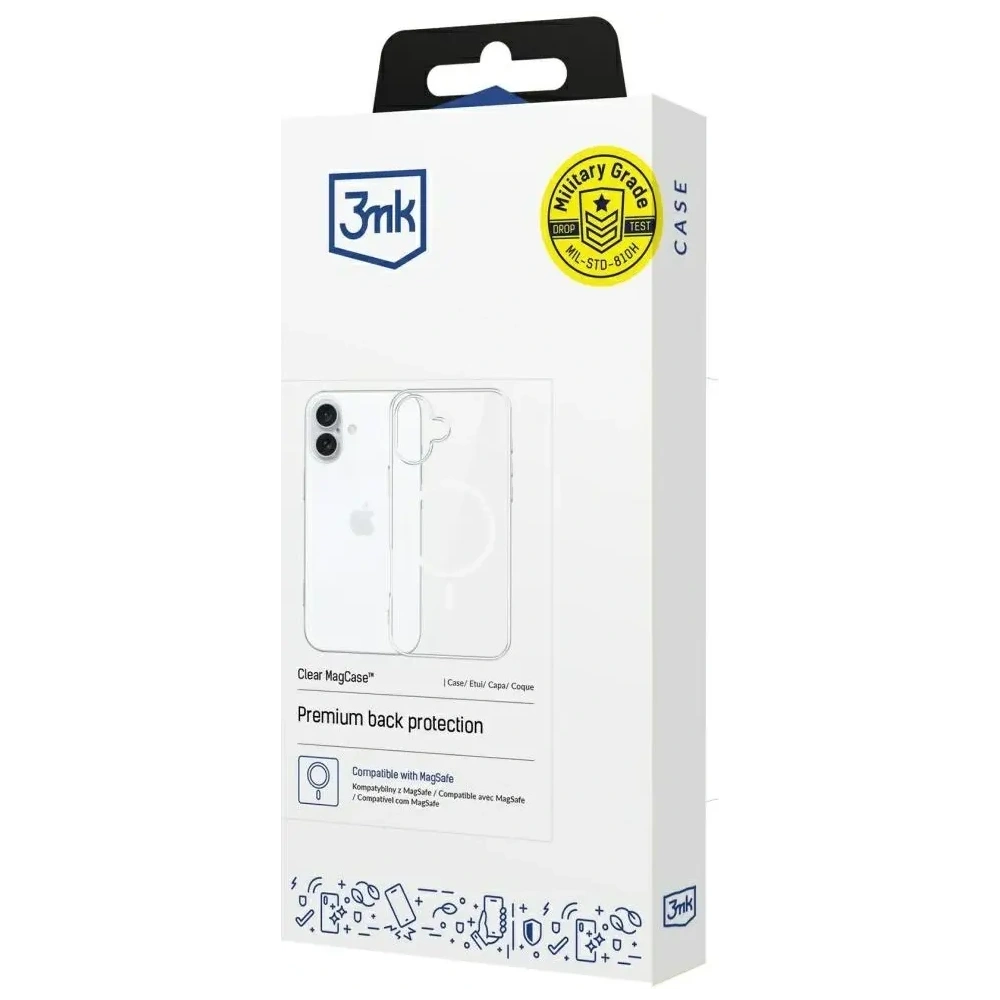 Etui 3MK Clear MagCase do Apple iPhone 17