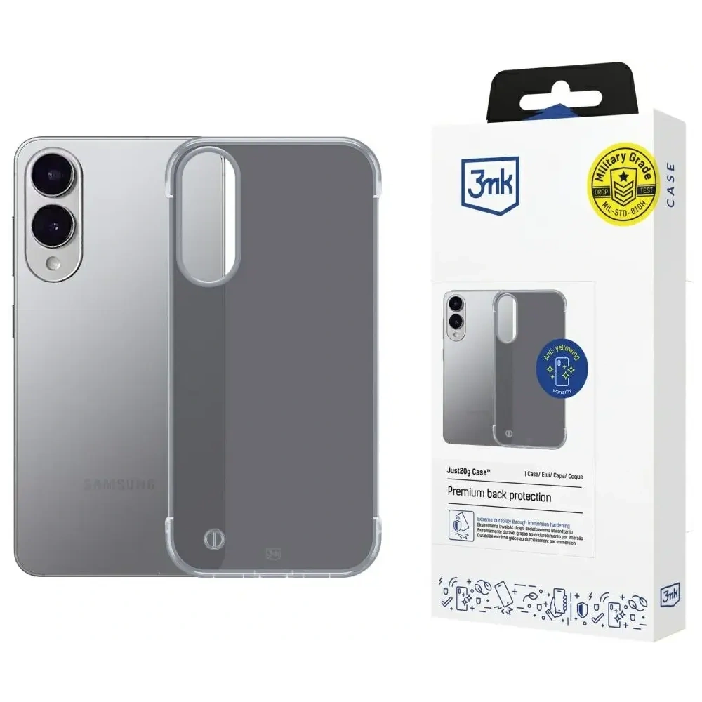 Etui 3MK Just20g Matt Case do Samsung Galaxy S25 Edge czarny