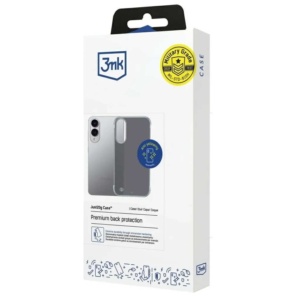 Etui 3MK Just20g Matt Case do Samsung Galaxy S25 Edge czarny