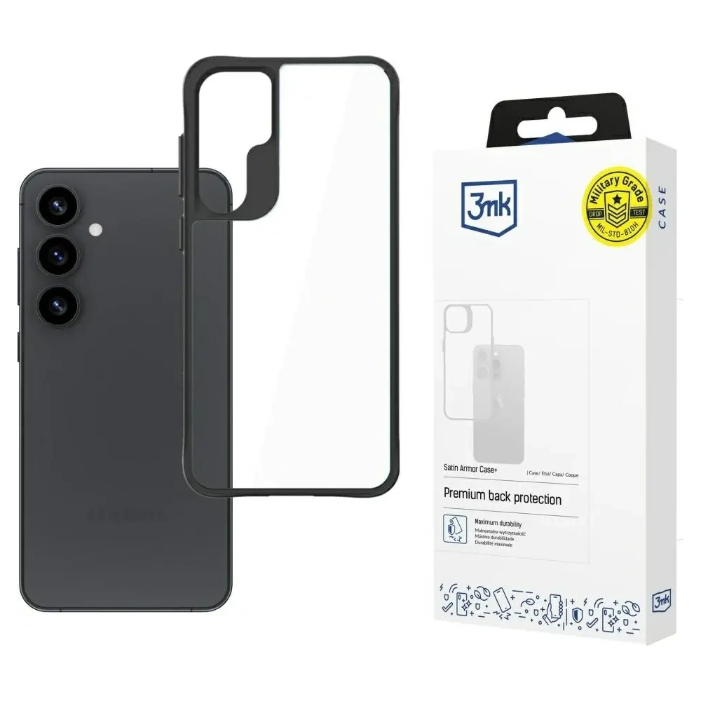 Etui 3MK Satin Armor Case+ do Samsung Galaxy S25
