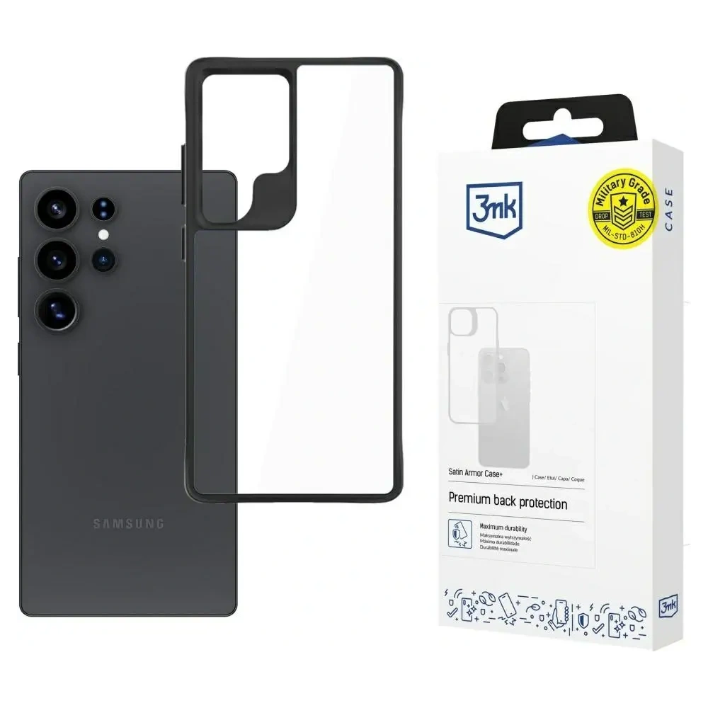 Etui 3MK Satin Armor Case+ do Samsung Galaxy S25 Ultra