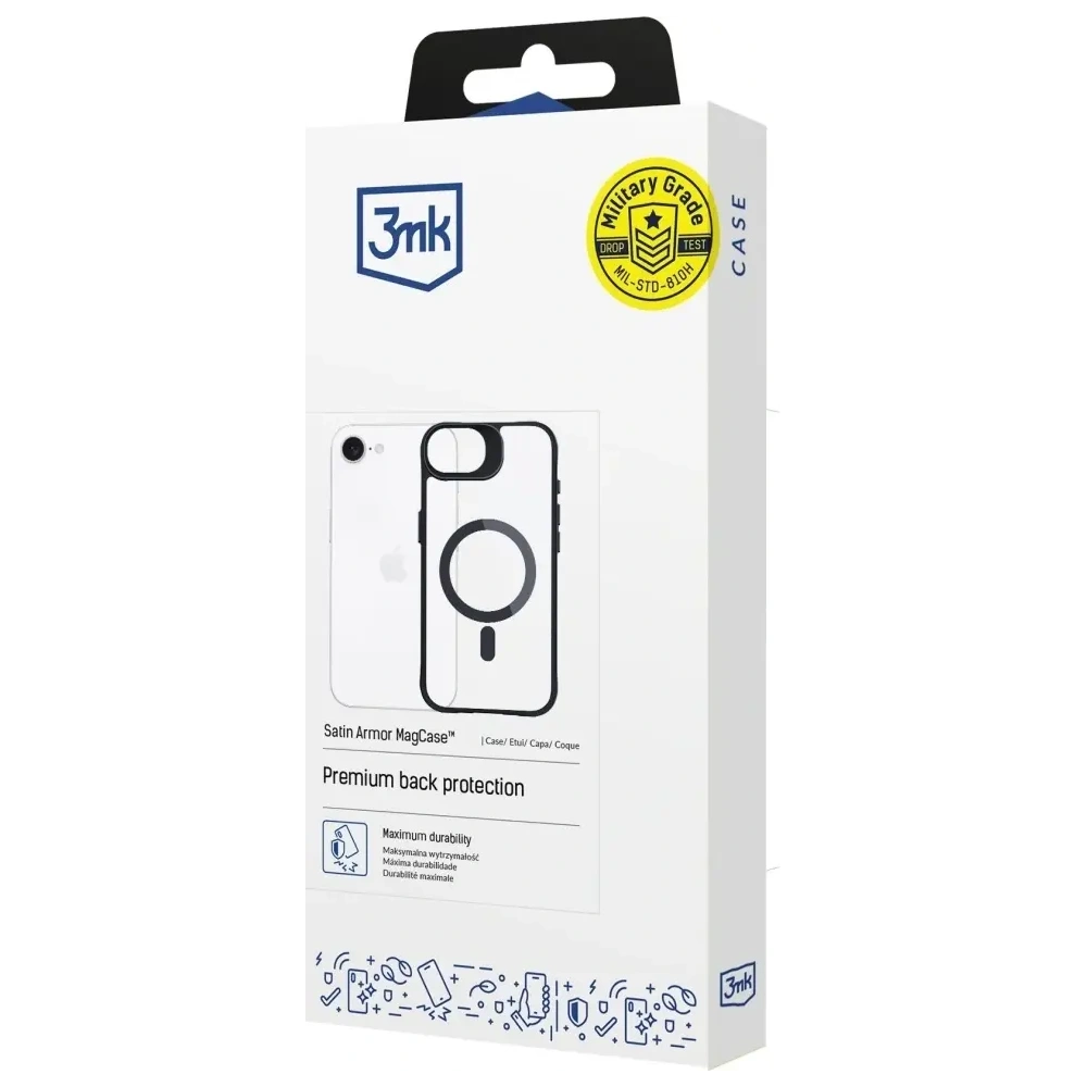 Etui 3MK Satin Armor MagCase do Apple iPhone 16e