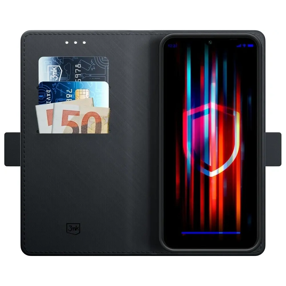 Etui 3MK Wallet Case do Samsung Galaxy S25 Edge czarny