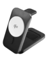 3MK MagRocket 3-in-1 15W Qi2 MPP Schwarz Wireless Charger