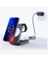 3MK MagRocket 3-in-1 15W Qi2 MPP Schwarz Wireless Charger