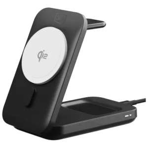 3MK MagRocket 3-in-1 15W Qi2 MPP Schwarz Wireless Charger