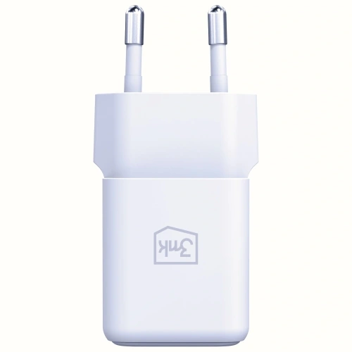 3MK Hyper GaN Charger 20W USB-A, USB-C PD QC4+ white