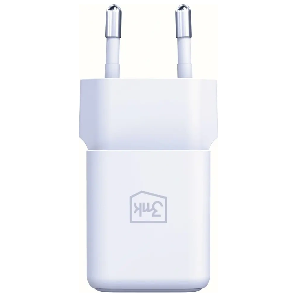 Ładowarka sieciowa 3MK Hyper GaN Charger 20W USB-A, USB-C PD QC4+ biały