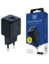 3MK Hyper GaN Charger 20W USB-A, USB-C PD QC4+ black