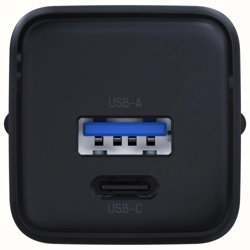 3MK Hyper GaN Charger 20W USB-A, USB-C PD QC4+ black