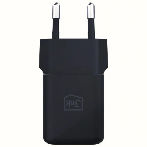 3MK Hyper GaN Charger 20W USB-A, USB-C PD QC4+ black