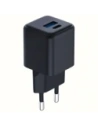 3MK Hyper GaN Charger 20W USB-A, USB-C PD QC4+ black