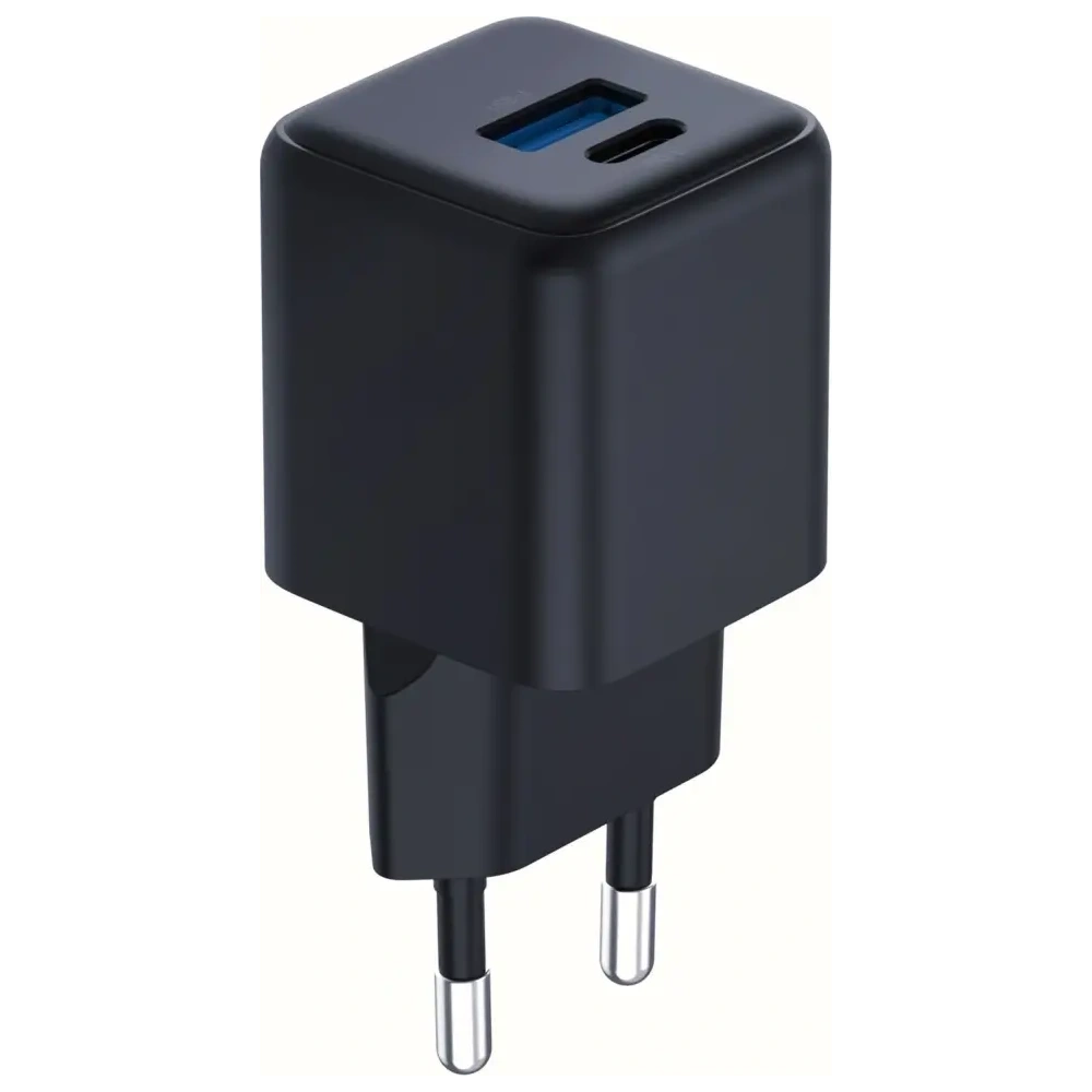 Ładowarka sieciowa 3MK Hyper GaN Charger 20W USB-A, USB-C PD QC4+ czarny