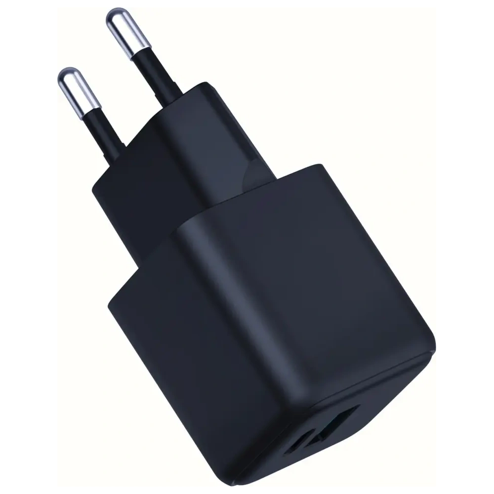 Ładowarka sieciowa 3MK Hyper GaN Charger 20W USB-A, USB-C PD QC4+ czarny