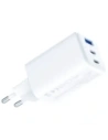 3MK Hyper GaN Charger 65W USB-A, 2xUSB-C PD QC4+ white