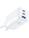 3MK Hyper GaN Charger 65W USB-A, 2xUSB-C PD QC4+ white