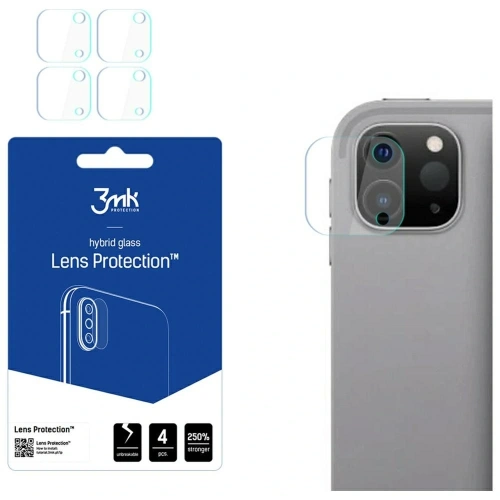 Ochrona na obiektyw aparatu 3MK Lens Protect do Apple iPad Pro 12.9” 4 / 5 / 6 / 2020-2022 [4 PACK]