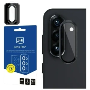 Szkło hybrydowe na obiektyw aparatu 3MK Lens Protection Pro do Samsung Galaxy A36 / A56 5G czarny