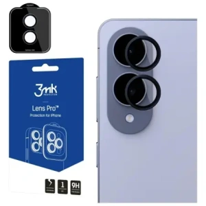Szkło hybrydowe na obiektyw aparatu 3MK Lens Protection Pro do Samsung Galaxy S25 Edge czarny