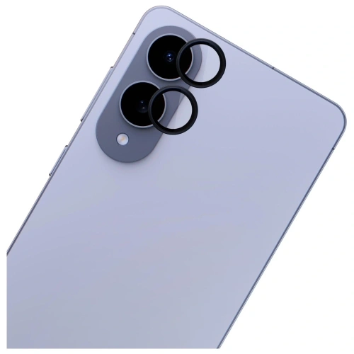 Szkło hybrydowe na obiektyw aparatu 3MK Lens Protection Pro do Samsung Galaxy S25 Edge czarny