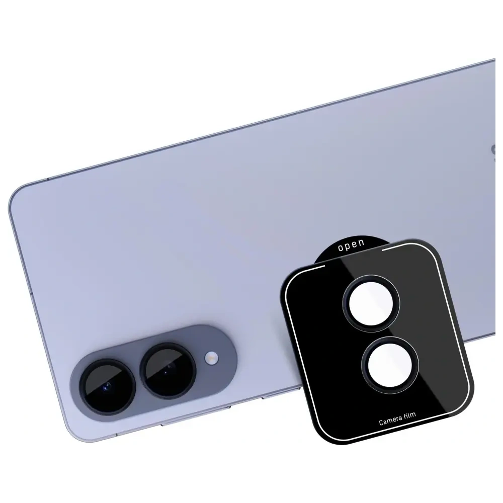 Szkło hartowane na obiektyw aparatu 3MK Lens Protection Pro do Samsung Galaxy S25 Edge czarny