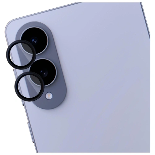 Szkło hybrydowe na obiektyw aparatu 3MK Lens Protection Pro do Samsung Galaxy S25 Edge czarny