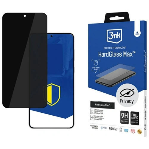 3MK HardGlass Max Privacy Samsung Galaxy S25 Edge schwarz