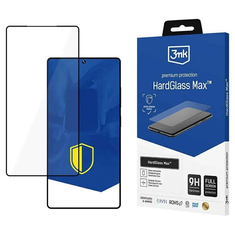Szkło hartowane 3MK HardGlass Max do Samsung Galaxy S25 Ultra czarny