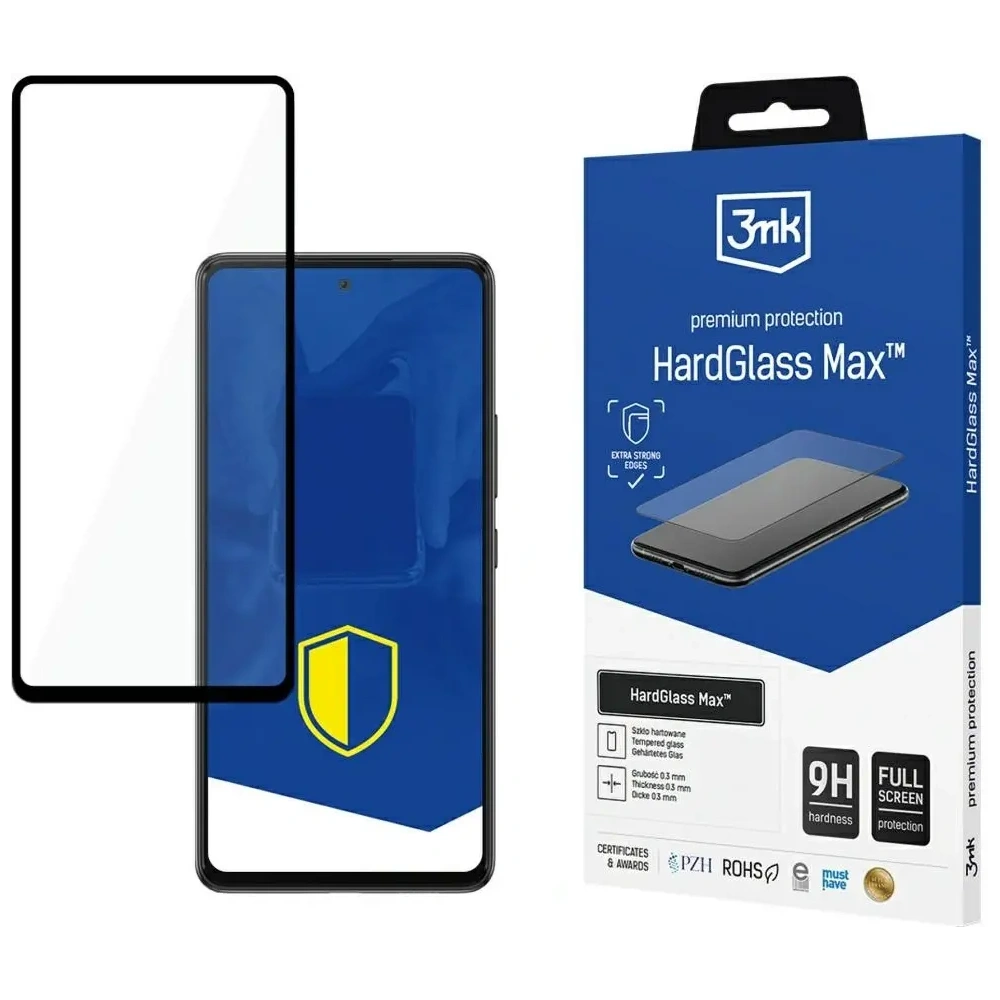Szkło hartowane 3MK HardGlass Max do Samsung Galaxy A53 5G czarny