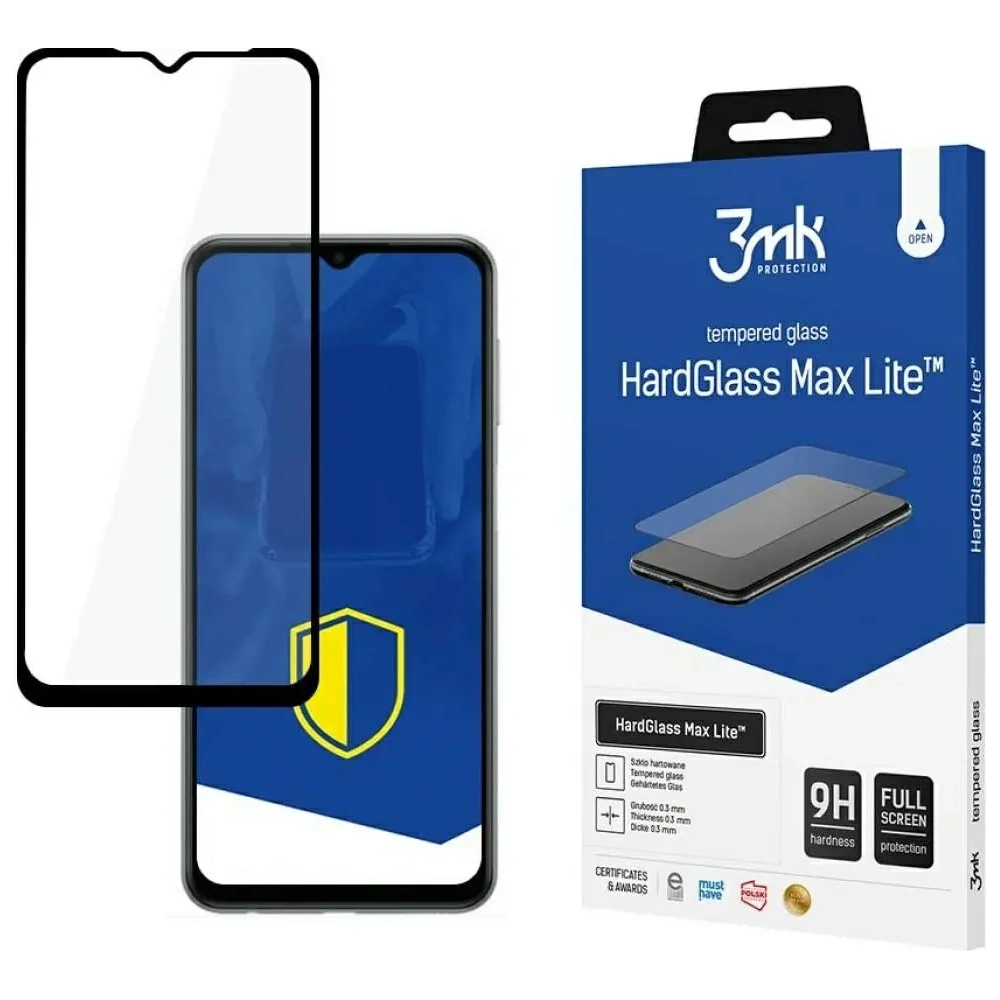 Szkło hartowane 3MK HardGlass Max Lite do Samsung Galaxy M33 5G czarny