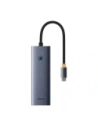 Baseus UltraJoy 4-in-1 Hub USB-C / 3xUSB-A 3.0, RJ45 (gray)