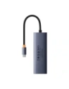 Baseus UltraJoy 4-in-1 Hub USB-C / 3xUSB-A 3.0, RJ45 (gray)
