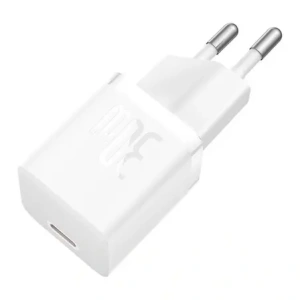 Baseus GaN5 30W USB-C nástěnná nabíječka (bílá)