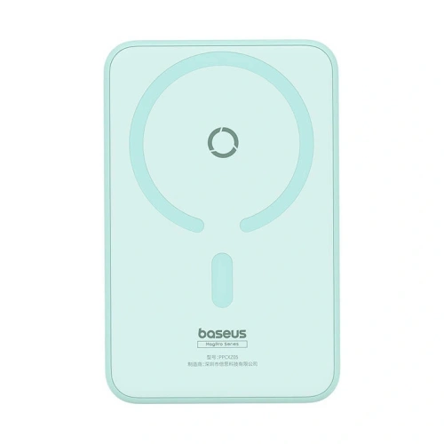 Powerbank magnetyczny z podstawką Baseus MagPro Magnetic 5000mAh 20W MagSafe (miętowy)