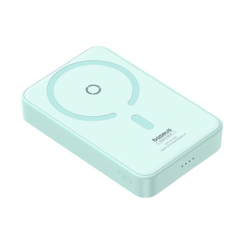 Powerbank magnetyczny z podstawką Baseus MagPro Magnetic 5000mAh 20W MagSafe (miętowy)