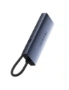 Baseus UltraJoy Series Lite Hub 4-Port USB-A / 3xUSB-A 3.0, RJ45, USB-C 5V (gray)