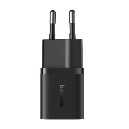Baseus GaN5 Mini 1C 25W USB-C Fali Töltő (fekete)
