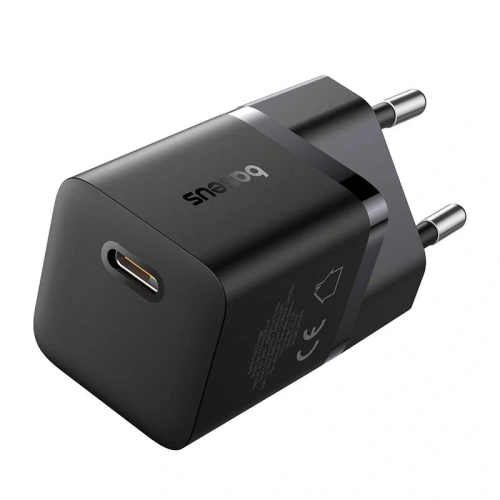 Încărcător de perete Baseus GaN5 Mini 1C 25W USB-C (negru)