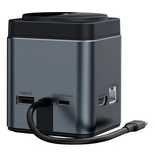 Stacja dokująca 9w1 Blitzwolf BW-TH17 + ładowarka indukcyjna 15W MagSafe