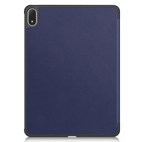 Etui z klapką Bizon Case Tab Croc do OnePlus Pad 3 / 2 Pro / OPPO Pad 4 / 4 Pro granatowe