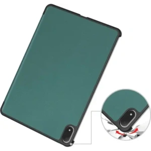 Bizon Case Tab Croc OnePlus Pad 3 / 2 Pro / OPPO Pad 4 / 4 Pro dunkelgrün