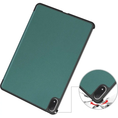 Bizon Case Tab Croc OnePlus Pad 3 / 2 Pro / OPPO Pad 4 / 4 Pro dunkelgrün
