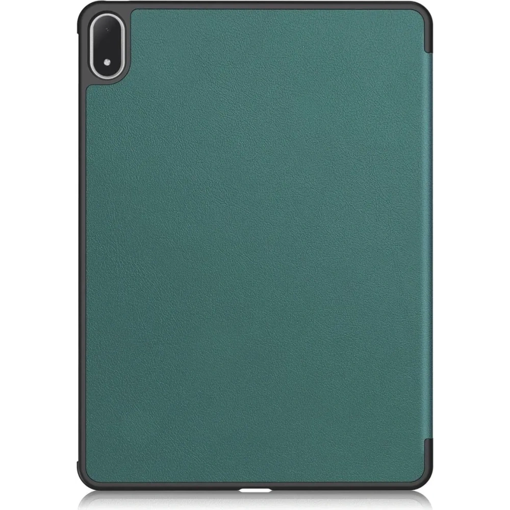 Etui z klapką Bizon Case Tab Croc do OnePlus Pad 3 / 2 Pro / OPPO Pad 4 / 4 Pro ciemnozielone