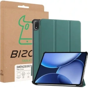 Bizon Case Tab Croc OnePlus Pad 3 / 2 Pro / OPPO Pad 4 / 4 Pro dunkelgrün