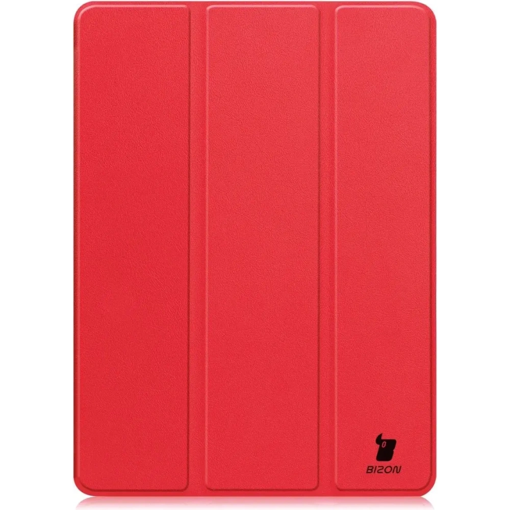 Etui z klapką Bizon Case Tab Croc do OnePlus Pad 3 / 2 Pro / OPPO Pad 4 / 4 Pro czerwone