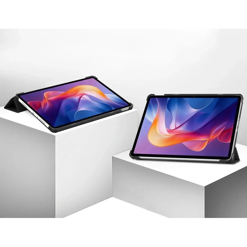 Etui z klapką Bizon Case Tab Croc do Xiaomi Redmi Pad 2 czarne