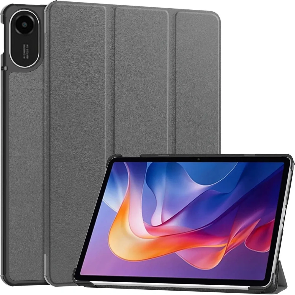 Etui z klapką Bizon Case Tab Croc do Xiaomi Redmi Pad 2 szare