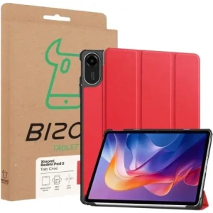 Bizon Case Tab Croc Xiaomi Redmi Pad 2 red